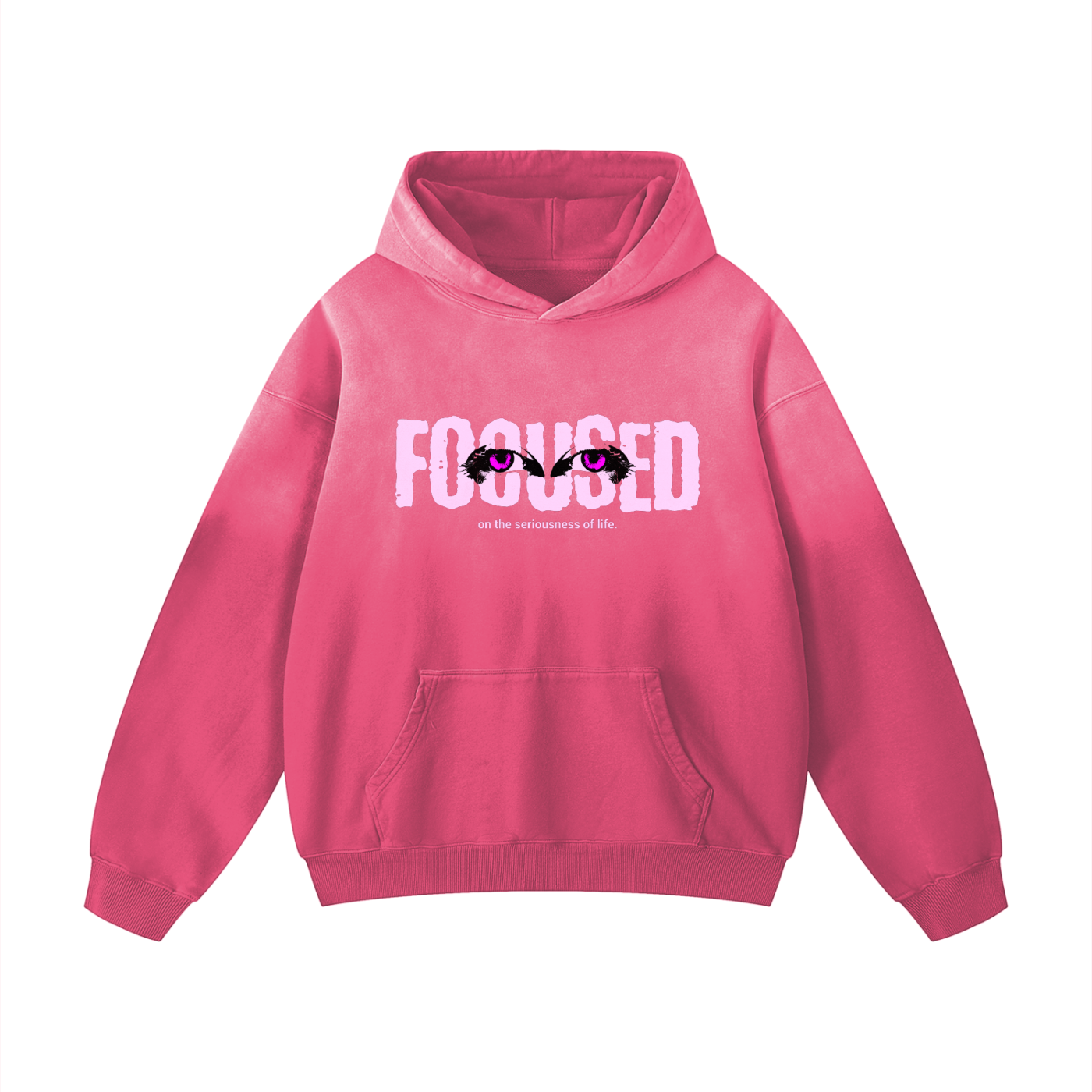 Focused Sunfade Oversized Hoodie